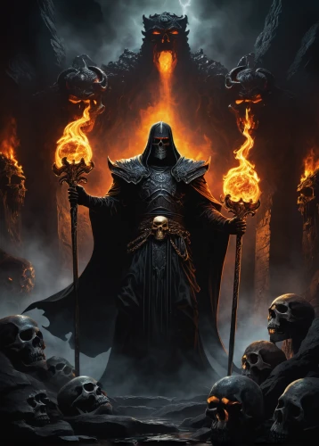death god,dance of death,vader,grimm reaper,pillar of fire,hall of the fallen,carpathian,dark art,the conflagration,grim reaper,end-of-admoria,angel of death,testament,emperor,pall-bearer,massively multiplayer online role-playing game,conflagration,diablo,blackmetal,door to hell,Illustration,Black and White,Black and White 06