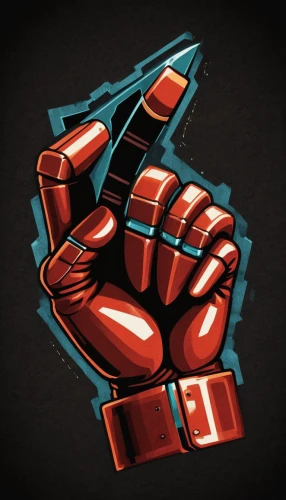 handshake icon,warning finger icon,hand digital painting,the hand of the boxer,bot icon,boxing glove,boxing gloves,fist,thumbs signal,gesture rock,iron,fist bump,steam icon,glove,iron-man,robot icon,pointing finger,gloves,iron man,muscle icon,Illustration,Retro,Retro 12