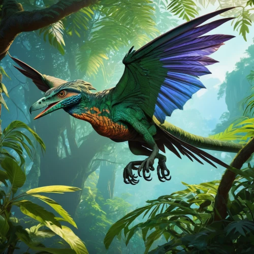 quetzal,gonepteryx cleopatra,tropical bird climber,pterodactyls,guatemalan quetzal,forest dragon,pterosaur,macaws of south america,gonepteryx rhamni,macaws,garuda,pterodactyl,raptor perch,gryphon,troodon,green dragon,macaws blue gold,landmannahellir,tropical bird,baleurica regulorum,Illustration,Retro,Retro 03