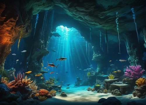 underwater landscape,underwater oasis,underwater background,underwater playground,ocean underwater,underwater world,ocean floor,undersea,under the sea,under sea,sea cave,sea life underwater,coral reef,mermaid background,aquarium,deep sea,reef tank,aquarium lighting,fish tank,aquarium decor,Conceptual Art,Daily,Daily 28