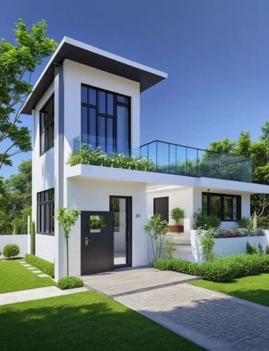 modern house,modern architecture,beautiful home,luxury property,luxury home,danish house,contemporary,3d rendering,modern style,smart house,frame house,residential house,garden elevation,large home,holiday villa,luxury real estate,cube house,smart home,cubic house,two story house,Photography,General,Realistic