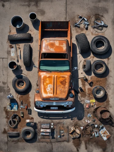 car-parts,automobile repair shop,car repair,scrapyard,car scrap,junkyard,disassembled,car recycling,auto repair shop,scrap car,auto repair,volvo 164,car cemetery,junk yard,automotive care,car mechanic,overhead shot,garage,porsche 912,car stuff,Unique,Design,Knolling