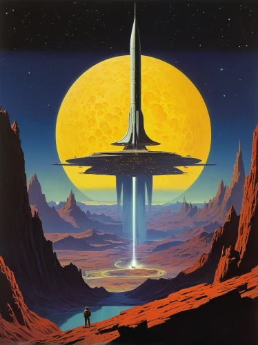 futuristic landscape,valley of the moon,alien planet,science fiction,earth rise,starship,sci - fi,sci-fi,alien world,sci fi,voyager golden record,dune,pioneer 10,moon valley,ufo,gas planet,science-fiction,spacecraft,space ship,scifi,Conceptual Art,Sci-Fi,Sci-Fi 16