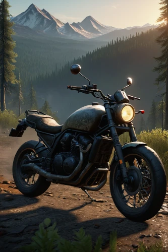 black motorcycle,motorcycling,motorcycle,motorcycles,motorbike,heavy motorcycle,motorcycle tour,motorcycle tours,motorcyclist,biker,atv,motorcycle accessories,w100,triumph,bonneville,mountain highway,two-wheels,two wheels,ural-375d,harley-davidson,Illustration,Realistic Fantasy,Realistic Fantasy 26