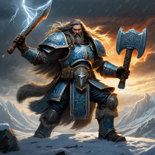 dane axe,thorin,dwarf sundheim,massively multiplayer online role-playing game,norse,northrend,paladin,god of thunder,leeuwarder current,dwarf,wind warrior,heroic fantasy,barbarian,warlord,viking,fantasy warrior,poseidon god face,dwarf cookin,odin,poseidon,Art,Artistic Painting,Artistic Painting 26