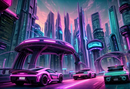 futuristic landscape,fantasy city,cyberpunk,futuristic,metropolis,futuristic car,colorful city,3d car wallpaper,cityscape,sci-fi,sci - fi,futuristic architecture,ancient city,dystopian,city cities,cartoon video game background,black city,sci fi,scifi,dystopia