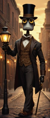 chimney sweeper,steampunk,gentlemanly,inspector,mayor,deadwood,gas lamp,game illustration,detective,banker,mobster,pubg mascot,top hat,businessman,gunfighter,play escape game live and win,chimney sweep,spy,robber,stovepipe hat,Conceptual Art,Fantasy,Fantasy 17