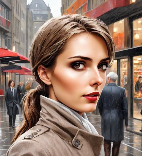 world digital painting,city ​​portrait,photoshop manipulation,women's cosmetics,woman shopping,woman at cafe,female model,photo painting,romantic look,young model istanbul,romantic portrait,woman walking,woman thinking,woman face,girl in a long,oil painting on canvas,art deco woman,image manipulation,shopping icon,airbrushed,Digital Art,Comic