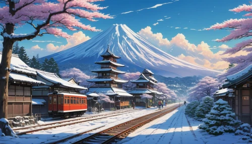 korean village snow,snow scene,winter background,snowy landscape,snow landscape,japanese alps,japan landscape,japanese mountains,winter village,winter festival,beautiful japan,winter landscape,japanese sakura background,snow slope,japanese background,fragrant snow sea,nikko,snow mountain,mountain village,christmas snowy background,Illustration,Japanese style,Japanese Style 18