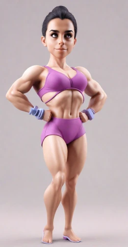 muscle woman,3d figure,fitness model,body-building,body building,action figure,actionfigure,miniature figure,fitness coach,bodybuilder,game figure,fitness professional,sprint woman,figurine,personal trainer,kim,vax figure,mohnfigur,3d model,plastic model,Digital Art,3D