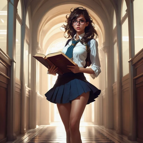 librarian,schoolgirl,girl studying,school skirt,tutor,scholar,bookworm,academic,school uniform,library book,sci fiction illustration,reading,study,student,sailor,secretary,private school,author,kantai collection sailor,tutoring,Conceptual Art,Fantasy,Fantasy 06