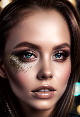 eyes makeup,women's cosmetics,cosmetics,glitter eyes,drusy,glitter powder,jeweled,gold glitter,cosmetic,cosmetic brush,fantasy portrait,oil cosmetic,glittering,beauty face skin,makeup artist,glitter trail,gold foil mermaid,natural cosmetic,makeup,vintage makeup
