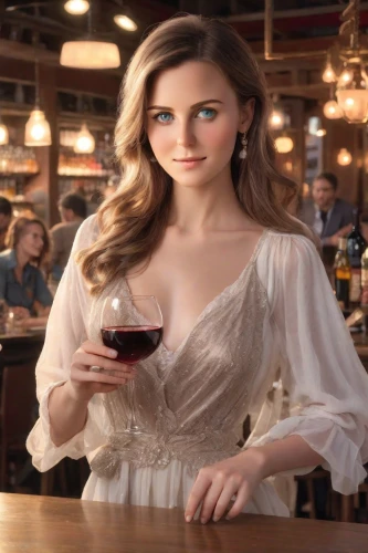 a glass of wine,glass of wine,barmaid,wine,red wine,wine tavern,wine cocktail,bartender,female alcoholism,wine tasting,wine bar,two glasses,wine glass,port wine,waitress,martini,cocktail dress,wine glasses,wine diamond,irish coffee,Photography,Realistic