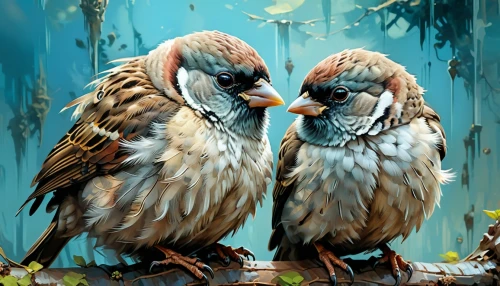 zebra finches,bird couple,parrot couple,american rosefinches,couple boy and girl owl,bird painting,couple macaw,passerine parrots,tropical birds,mandarin ducks,house finches,falconiformes,pair of pigeons,sparrows,society finches,young birds,finches,two pigeons,fur-care parrots,parrots