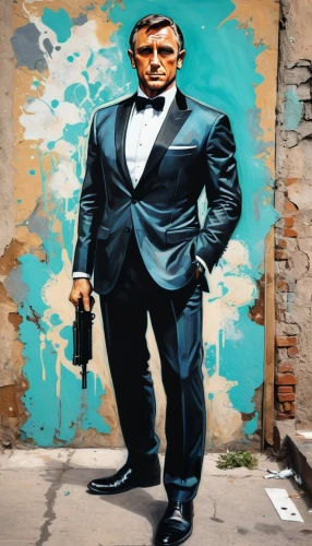 black businessman,james bond,spy visual,mobster,businessman,bond,mafia,spy,smoking man,white-collar worker,godfather,spy-glass,streetart,gentleman icons,a black man on a suit,grafitti,man with umbrella,secret agent,ceo,urban street art,Illustration,Realistic Fantasy,Realistic Fantasy 23