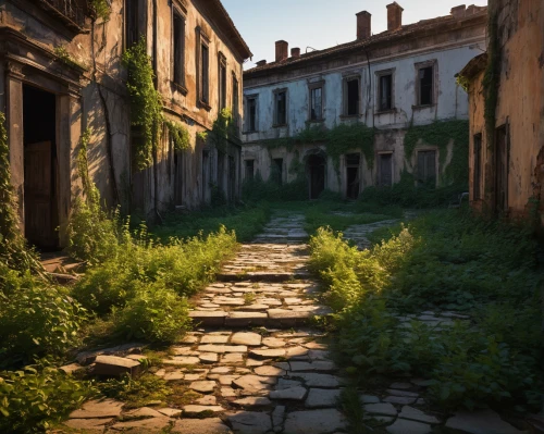 oradour-sur-glane,abandoned places,abandoned place,oradour sur glane,lostplace,dilapidated,luxury decay,lost places,abandoned,lost place,ancient rome,pompeii,dilapidated building,pompei,road forgotten,ancient city,ruin,ruins,derelict,ancient house,Art,Classical Oil Painting,Classical Oil Painting 29
