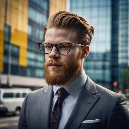 businessman,white-collar worker,black businessman,financial advisor,real estate agent,silk tie,management of hair loss,business man,man portraits,men's suit,silver framed glasses,ceo,lace round frames,beard,formal guy,suit actor,executive,smart look,male model,sales person,Photography,General,Cinematic