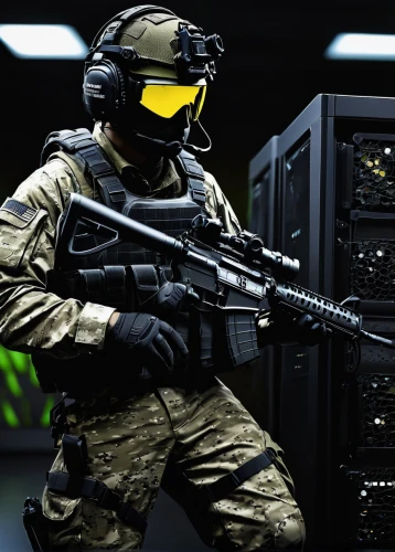 swat,ballistic vest,operator,paintball equipment,dissipator,fuze,security concept,marine expeditionary unit,medium tactical vehicle replacement,eod,grenadier,airsoft,render,submachine gun,mercenary,tactical,3d rendered,high-visibility clothing,military robot,special forces,Illustration,Japanese style,Japanese Style 17