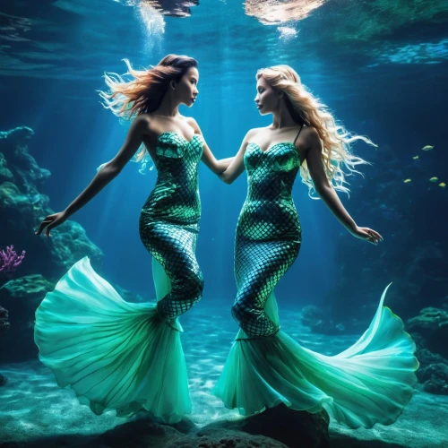 mermaids,mermaid background,believe in mermaids,let's be mermaids,mermaid vectors,green mermaid scale,merfolk,underwater background,mermaid tail,mermaid scales background,celtic woman,mermaid,synchronized swimming,tour to the sirens,sirens,mermaid scale,underwater world,emerald sea,pisces,under water,Photography,General,Realistic