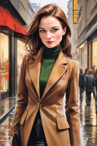 oil painting on canvas,oil painting,woman in menswear,woman walking,world digital painting,woman shopping,women fashion,oil on canvas,david bates,girl walking away,city ​​portrait,a pedestrian,pedestrian,sprint woman,art painting,girl in a historic way,fashion vector,painting technique,the girl at the station,women clothes,Digital Art,Comic