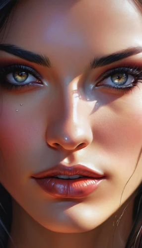 women's eyes,fantasy portrait,world digital painting,regard,woman face,beauty face skin,natural cosmetic,cosmetic,fantasy art,mystical portrait of a girl,woman's face,digital painting,women's cosmetics,sci fiction illustration,girl portrait,fantasy woman,doll's facial features,cosmetic brush,portrait background,ancient egyptian girl,Conceptual Art,Fantasy,Fantasy 03