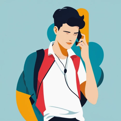 vector illustration,vector art,vector graphic,spotify icon,fashion vector,listening to music,wpap,phone icon,vector design,vector image,vector people,man talking on the phone,audio player,headphones,vector graphics,headphone,camera illustration,music player,tiktok icon,music on your smartphone,Illustration,Vector,Vector 01