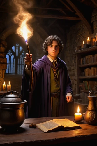 candlemaker,flickering flame,candle wick,potions,potter,wand,magic book,potter's wheel,wizard,wizardry,hogwarts,magical pot,jrr tolkien,smouldering torches,divination,harry potter,tinsmith,cauldron,spell,candle flame,Illustration,Vector,Vector 15