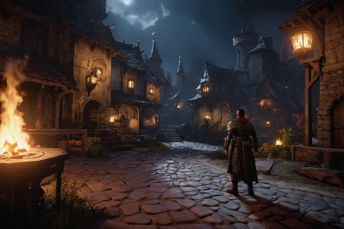 medieval street,medieval town,witcher,castle iron market,candlemaker,lamplighter,old linden alley,castle of the corvin,hamelin,old town,the cobbled streets,knight village,arcanum,kadala,the pied piper of hamelin,the old town,jockgrim old town,medieval,light of night,croft,Unique,3D,Toy