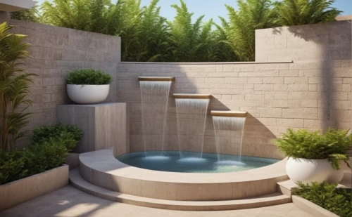 landscape design sydney,garden design sydney,landscape designers sydney,water feature,3d rendering,3d rendered,water stairs,decorative fountains,3d render,render,stone fountain,dug-out pool,natural stone,roof landscape,climbing garden,zen garden,sandstone wall,roof top pool,stone stairs,block balcony,Photography,General,Realistic