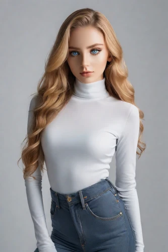 realdoll,jeans background,female doll,model doll,cotton top,model,female model,3d model,denim background,women's clothing,3d figure,long-sleeved t-shirt,barbie,fashion doll,jean button,doll figure,plus-size model,bodysuit,jeans,denim,Photography,Realistic