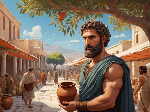 biblical narrative characters,pilate,genesis land in jerusalem,thymelicus,joseph,king david,trumpet of jericho,abraham,athenian,2nd century,greek,thracian,ancient rome,moses,bible pics,rome 2,athene brama,palm sunday,roman ancient,the good shepherd,Art,Classical Oil Painting,Classical Oil Painting 38