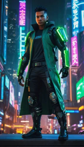 cyberpunk,electro,nova,avenger hulk hero,patrol,enforcer,3d man,futuristic,actionfigure,hk,vax figure,action figure,merc,mercenary,terminator,green lantern,abel,officer,male character,high-visibility clothing,Conceptual Art,Sci-Fi,Sci-Fi 26