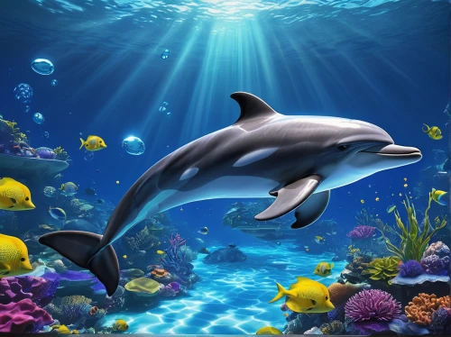 dolphin background,bottlenose dolphin,oceanic dolphins,common bottlenose dolphin,bottlenose dolphins,striped dolphin,cetacea,white-beaked dolphin,underwater background,cetacean,dolphinarium,porpoise,dolphin,northern whale dolphin,spotted dolphin,dolphin swimming,dolphins in water,sea animals,dusky dolphin,dolphin-afalina,Illustration,Vector,Vector 12