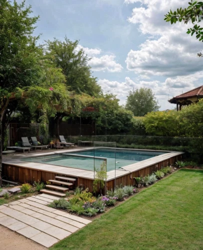 landscape designers sydney,landscape design sydney,outdoor pool,dug-out pool,garden design sydney,pool house,wooden decking,swimming pool,swim ring,summer house,luxury property,artificial grass,corten steel,mid century house,garden pond,pool water surface,straight pool,mid century modern,backyard,pool water