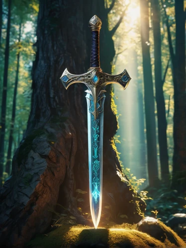 king sword,excalibur,sword,swords,dagger,scabbard,hunting knife,scepter,bowie knife,sward,serrated blade,herb knife,heroic fantasy,sabre,3d render,water-the sword lily,fantasy warrior,blade of grass,awesome arrow,silver arrow,Conceptual Art,Daily,Daily 21