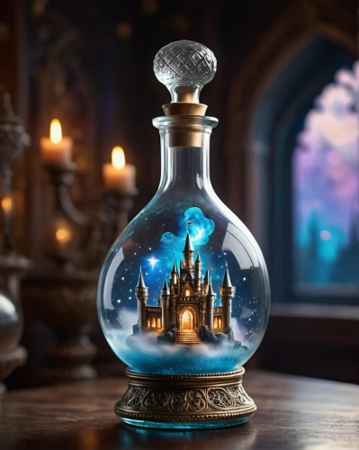 snow globes,snowglobes,potions,perfume bottles,fairy tale castle,3d fantasy,crystal ball-photography,perfume bottle,glass jar,fairytale castle,snow globe,medieval hourglass,waterglobe,fairy tale icons,fairy tale,glass ornament,ornate pocket watch,magical,crystal ball,disney castle,Photography,General,Fantasy