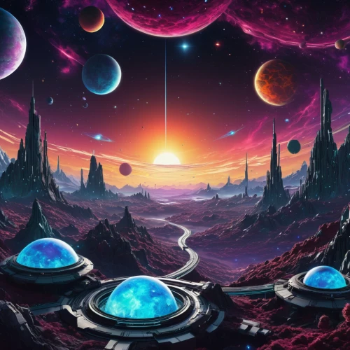 alien planet,alien world,futuristic landscape,fantasy landscape,lunar landscape,planet alien sky,planets,space art,cosmos field,exoplanet,planet eart,starscape,fantasy picture,ice planet,planetary system,spacescraft,scene cosmic,dream world,mushroom landscape,planet,Photography,Artistic Photography,Artistic Photography 05