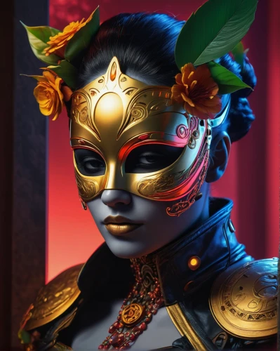 venetian mask,gold mask,golden mask,lakshmi,masquerade,garuda,jaya,cleopatra,geisha,rebana,oriental princess,krishna,javanese,gold crown,balinese,asian costume,geisha girl,radha,cosmetic,fantasy portrait,Photography,Artistic Photography,Artistic Photography 08