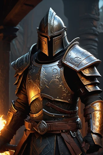crusader,knight armor,paladin,templar,massively multiplayer online role-playing game,castleguard,iron mask hero,armored,warlord,knight,blacksmith,fire background,knight festival,knight tent,centurion,smouldering torches,armor,cent,the white torch,torchlight,Illustration,Realistic Fantasy,Realistic Fantasy 03
