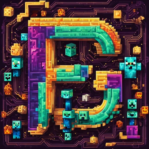maze,circuit board,dungeon,tileable,pcb,circuitry,pac-man,apiarium,ancient city,map icon,mechanical,pixel cells,tetris,pacman,trip computer,the tile plug-in,circuit,colorful spiral,regenerative,refinery,Unique,Pixel,Pixel 03