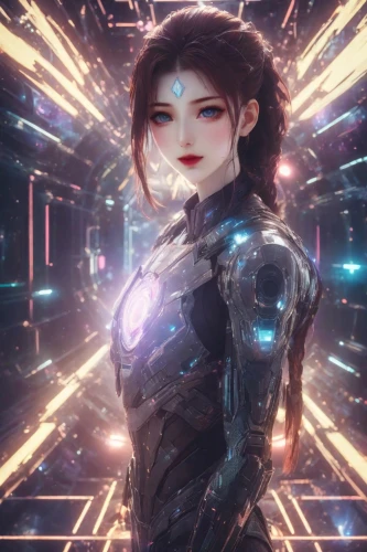 nova,gentiana,cg artwork,supernova,electro,bjork,tracer,cyborg,jaya,disco,radiant,avenger,aura,echo,valerian,andromeda,gain,goddess of justice,fantasia,symetra,Photography,Realistic