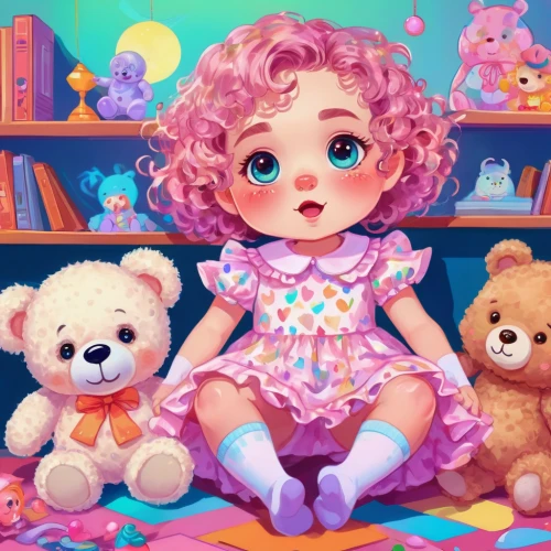 3d teddy,toy poodle,doll kitchen,teddies,shirley temple,teddy bears,artist doll,children's background,doll dress,kids illustration,cuddly toys,vintage doll,stuffed animals,doll cat,female doll,girl doll,painter doll,soft toys,rosa curly,teddy bear,Conceptual Art,Oil color,Oil Color 23