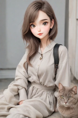 female doll,realdoll,designer dolls,fashion doll,fashion dolls,doll figure,painter doll,handmade doll,artist doll,clay doll,doll cat,vintage doll,cloth doll,model doll,japanese doll,dress doll,ritriver and the cat,3d figure,kimjongilia,phuquy,Photography,Realistic