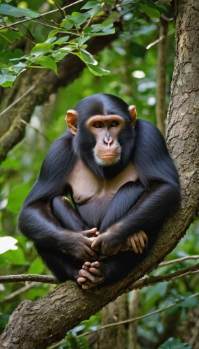 common chimpanzee,chimpanzee,crab-eating macaque,orang utan,bonobo,primate,rhesus macaque,macaque,ape,uakari,sri lanka,cercopithecus neglectus,chimp,white-fronted capuchin,long tailed macaque,kalimantan,primates,monkey banana,tufted capuchin,orangutan,Illustration,American Style,American Style 05