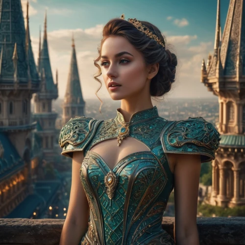 tiana,princess anna,cinderella,fantasy woman,elsa,rapunzel,princess sofia,celtic queen,bodice,3d fantasy,fairy tale character,ball gown,full hd wallpaper,fantasy picture,fantasy art,shanghai disney,miss circassian,fantasia,fairy tale,the enchantress,Photography,General,Fantasy