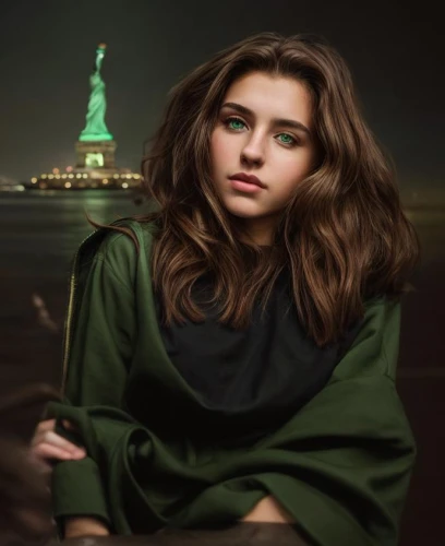 lady liberty,world digital painting,queen of liberty,liberty cotton,statue of liberty,girl in a historic way,digital painting,portrait background,liberty,the statue of liberty,romantic portrait,girl on the river,girl in cloth,a sinking statue of liberty,on the pier,new york harbor,photoshop manipulation,hallia venezia,young woman,girl on the boat,Common,Common,Photography