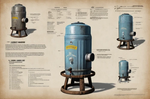 diving equipment,oxygen cylinder,compressed air,gas cylinder,diving bell,cylinders,canister,nuclear weapons,gas grenade,buoyancy compensator,diving helmet,standpipe,telescopes,turrets,catalytic converter,dispenser,tin stove,drillship,water filter,gas bottles,Unique,Design,Character Design