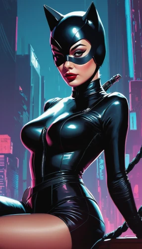catwoman,black cat,alley cat,latex clothing,birds of prey-night,panther,halloween black cat,femme fatale,latex,purr,feline,cat eyes,deadly nightshade,huntress,she-cat,coquette,bat,agent provocateur,cat eye,cat's eyes,Conceptual Art,Sci-Fi,Sci-Fi 11