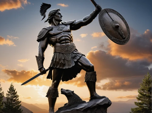 sparta,spartan,roman soldier,julius caesar,perseus,the roman centurion,gladiator,statue of hercules,thracian,cent,athena,angel moroni,caesar,trajan,centurion,poseidon,justitia,gaul,rome 2,thymelicus,Conceptual Art,Daily,Daily 05