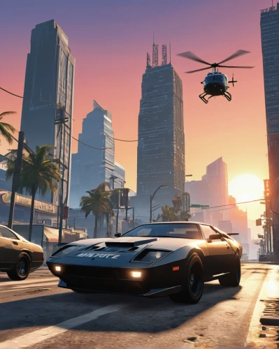 supra,skyline,miami,police helicopter,patrol cars,ford crown victoria police interceptor,harbour city,city car,classic car and palm trees,toyota supra,vedado,city life,screenshot,plymouth,st-denis,cuba background,city highway,sheriff car,classified,pace car,Conceptual Art,Sci-Fi,Sci-Fi 24